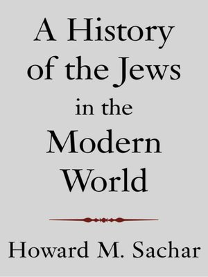 cover image of A History of the Jews in the Modern World